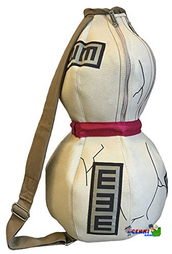Naruto Gaara's Gourd Special Backpack Bag ~ Offizielles Lizenzprodukt Gaara Rucksack, mehrfarbig