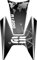 PARASERBATOIO ADESIVO, RESINATO EFFETTO 3D compatibile con BMW R1200 GS 2013-2019, R 1200 (Black)
