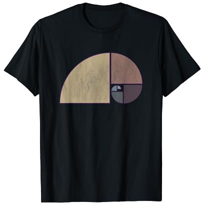 Fibonacci-Verhältnis Der goldene Schnitt Fibonacci Zahlen Phi T-Shirt