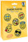 Ursus 43500006 - Diamond Painting Smileys, Stickern mit funkelnden Diamanten, Set mit 2 Stickerbögen in verschiedenen Designs, Diamantensteine, Picker, Wachs und Schale, inklusive Anleitung