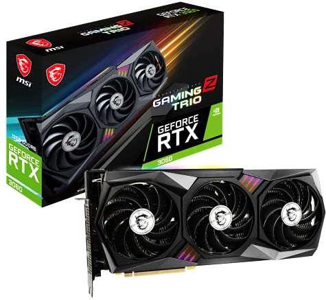 NVIDIA GeForce RTX 3060 Ti MSI RTX 3060 Gaming Z Trio 12G Noir