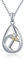 TANGPOET Asche Halskette 925 Sterling Silber Kreuz Urnenketten für Asche Gedenk Feuerbestattung Schmuck für Asche Andenken Anhänger für Mama Papa Frauen Männer Haustier mit Trichterfüller Kit