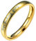 PAURO Herren Edelstahl 3mm Personalisiert Keep Fucking Going Wörter Biker Ring Punk Stil Gold Größe 65 (20.7)