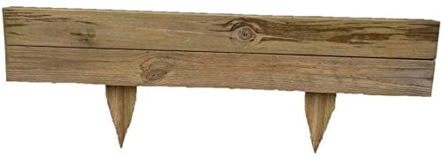Italfrom Bordura Steccato Rigida Orizzontale Extraforte per Aiuole Giardino in Legno di Pino- cm 4.5x9 L95 XH18/45