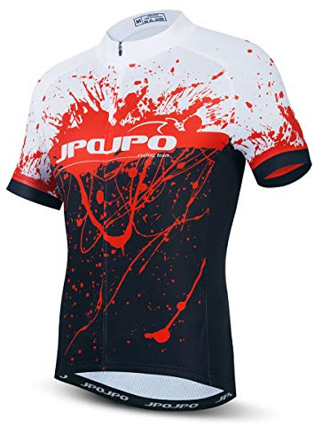 Fahrradtrikot für Herren, MTB-Trikot, Rennrad-Shirt, Sommer, kurzärmelig, Fahrradbekleidung