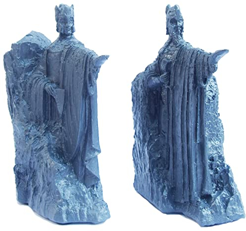 Buchstützen Desktop-Ornament,dekorative Buchstützen,handgefertigteHobbit Harzmodell Skulptur,Herr der Ringe, Figuren, Herr der Ringe Buchstützen,2 Set