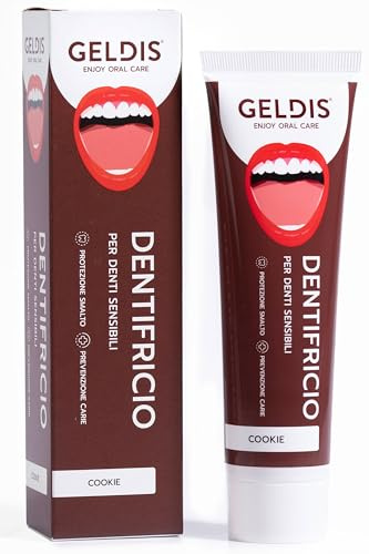 GELDIS Dentifricio Denti Professionale - Remineralizzante per Denti Sensibili, Azione Anticarie, 100% Vegan, 100% Riciclabile, 100 ml