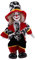 chiwanji 7inch Vintage Clown SpielzeugSpielzeugpuppe Kann & Stehend, Handgemalt