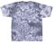 Magric River T-Shirt, kurzärmelig, handgefertigt, Batikfärbung, silberfarben, silber, Mittel