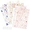 Larcenciel Christmas Tissue Paper Sheets w/Sticker, 60 Pcs Metallic Rose Gold Tissue Paper for Wrapping Gifts, Colorful Glitter Xmas Tree Wreath Tissue Wrapping Paper for Holiday, Party, DIY, 70x50cm