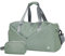 Ceneda Sporttaschen Klassische mit Schuhfach und Nassfach Tragbare Übernachtungs Wochenendtasche Reisetasche Yoga Tasche für Damen und Herren Gym Bag (Dunkelgrau)