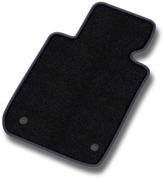 MOTOS Velours Premium Fahrermatte 1-teilig passend für Skoda Octavia II 2004-2008 - Premium, Leder, Blau Fahrerseite - Erleben Sie neuen Fahrkomfort mit einem Velours- Fahrermatte passend für Ihr Au