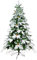 Aurora Store Albero di Natale Artificiale Verde Innevato con Pigne, Modello Val di Susa Altezza 120 Cm e 200 Rami, Abete Super Folto con Effetto Realistico e Rami con Aghi Anticaduta (120 cm)