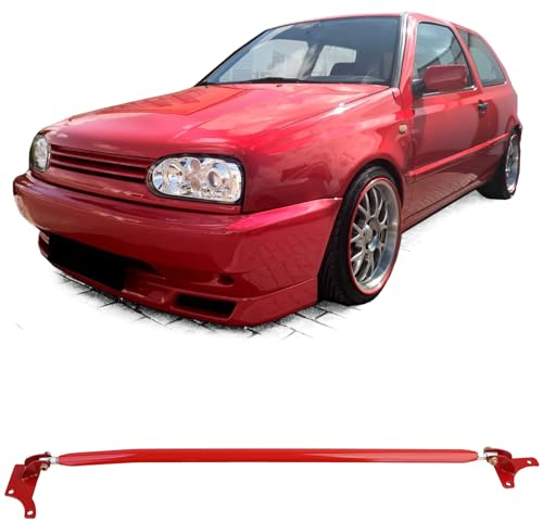 Aluminium Domstrebe verstellbar Rot für Vorne für VW Golf 4 + Bora 97-03