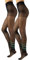 CALZITALY Stützstrumpfhose mit starker Kompression 10 mm/Hg, Feine Kompressionsstrumpfhosen Damen, S, M, L, XL, XXL, 3XL, 4XL, 70 DEN, Made in Italy (XL, 2 X Schwarz)