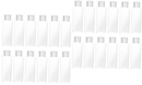 FOMIYES 24stücke Transparente Emulsionsflaschen Nachfüllbare Reisebehälter Für Lotion Und Kosmetik Leicht Und Tragbar Für Unterwegs