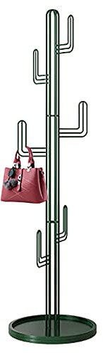 Appendiabiti a forma di cactus, design moderno ed elegante per vestiti, cappelli, borse, supporto da pavimento in metallo di alta qualità per corridoio, camera da letto, ufficio