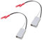 HDKEAN 2Pcs Easy Installation Auto Speaker Wire Harness Adapter Plug Connector Wiring Cable For Cable Clips Outdoor