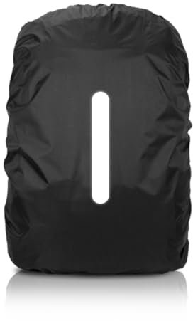 Regenschutz Rucksack, 35L Regenschutz für Rucksäcke mit Reflexstreifen, Regenschutz Schulranzen, Reflektierender Rucksack Überzug Wasserdicht, Backpack Rain Cover für Wandern, Camping, Radfahren