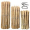 Staketenzaun Gartenzaun Holzzaun Zaunlatte Zaunrolle aus Haselnussholz Ekogarden H-120cm, Abstand-3/5cm, L-5m (60 cm / 7-9 cm / 10 m)