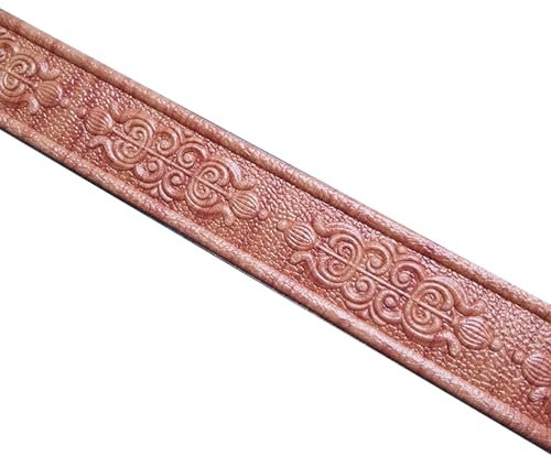 Dxcaicc Parete battiscopa Modanatura Trim 3 Confezioni Lunghezza 2,3 m Larghezza 6 cm Stile Europeo Linea di Vita Battiscopa Strisce Bordi per Soggiorno Cucina,Rosso