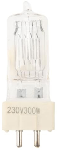 Ejoyous Halogenlampe, 300 Lm, 300 W, G9,5, Halogenlampe, Glas, Kunststoff, für die Arbeit