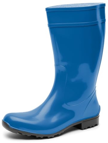 Ladeheid Damen Gummistiefel 100% Wasserdticht Regenstiefel Damen LA-967