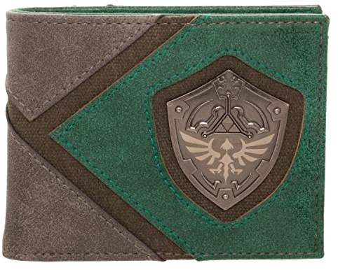 Légende Officielle de Zelda Plaque métallique Insigne Portefeuille Bi-Fold – Boîte