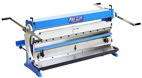 Pro-Lift-Werkzeuge Universal-Blechbearbeitungsmaschine 3in1 1016 mm x 1,0 mm Bearbeitungsgerät Rundbiegen Abkanten Schneiden Blechbearbeitungs-Maschine Blechgröße 1016mm