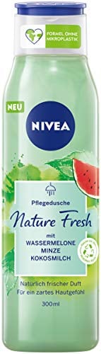 NIVEA Fresh Blends Watermelon Shower Gel (300ml), Watermelon-Scented Women's Shower Gel, Vegan Shower Gel Made with Natural Watermelon Juice, Mint, and Coconut Milk