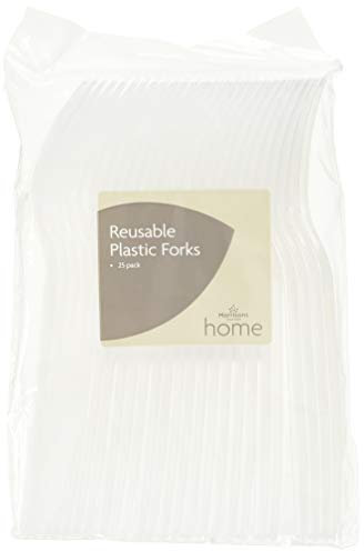 Morrisons Reusable Plastic Fork, Pack of 25