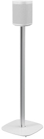 Mountson Floor Stand for Sonos One, SL & Play:1 (Single Pack, White)
