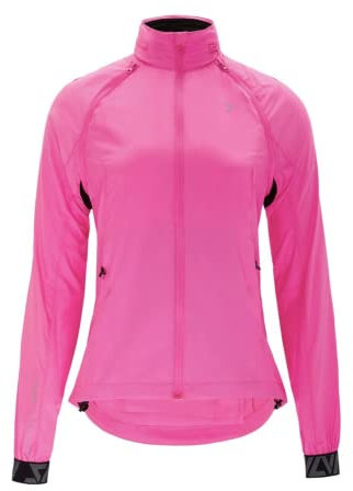SILVINI VETTA Coupe-vent sportif pour femme Veste coupe-vent légère pour femme Veste de cyclisme légère Veste de pluie pour femme Veste de pluie pour femme Veste de pluie légère Sac, rose bonbon, S
