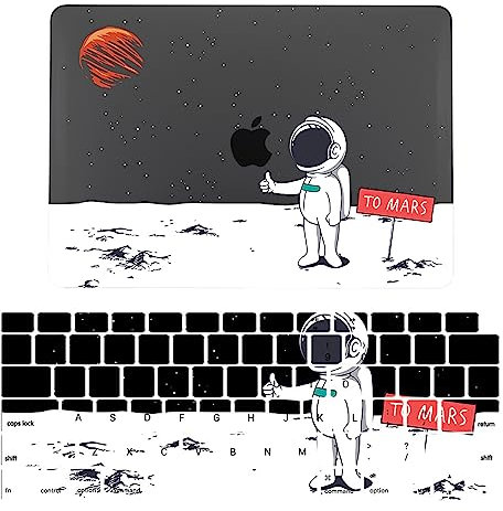 JZ Astronaut Casos para MacBook Pro Retina 13 (2012-2015, Models: A1502 / A1425) Carcasa de Carcasa Dura con Funda de Teclado - H