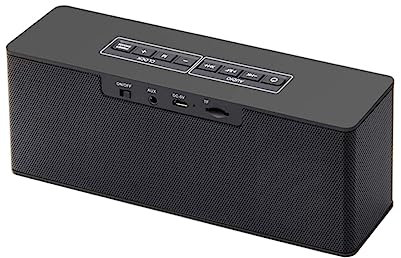 Hemobllo Mini-Subwoofer Subwoofer Mini-Lautsprecher Schwarzer Lautsprecher Lautsprecher Mit Uhr Wecker Bass-Wecker Audio-Smart-Lautsprecher Lautsprecher Subwoofer Lautsprecher
