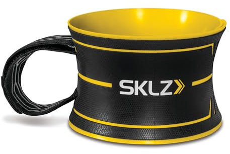 SKLZ Shallow Shot Golf Swing Trainer – Synchronisieren Sie Arme und Körper für geradere Schläge. Zusammenklappbar, von 15 cm auf 10 cm verstellbar für optimale Schwung-Synchronisation.
