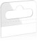 200 Stück Schlitzloch Transparente Eurolochaufhänger,Mabor Stark Klebende Display Etiketten Selbstklebend Aufhängelaschen Durchsichtige Shop Hang Tags Labels Bildaufhänger für Büro Zuhause