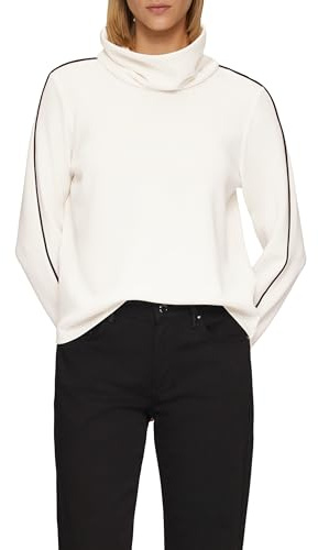 s.Oliver Sweatshirt mit Kontrast-Details und geschlitztem Ärmelsaum