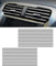 Flaconi 20PCS Auto Lüftungsschlitz Dekoration,auto zubehör deko,auto tuning innenraum,Auto Styling Zierleisten DIY Lüftungsgitter Innenausstattung Streifen,für die Meisten Lüftungsschlitze (Silber)