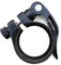 Sattelklemme Aluminium Legierung Fahrrad Sattelstütze Klemme 35 38 40 40,8 41mm MTB Rennrad Radfahren Sattelstütze Klemme Schnellspanner fahrrad Ersatzteile Sattelkloben(40.8MM Black)