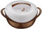 Pinnacle Große isolierte Auflaufform mit Deckel, 3,6 qt. Eleganter Hot Pot Speisenwärmer / Kühler - Thermo-Suppen-/Salat-Servierschale aus Edelstahl - Bestes Geschenkset für Mütter