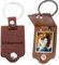 MyPrezzie Schlüsselanhänger personalisiert mit Foto - individueller Schlüsselanhänger mit Bild aus Leder - Geschenkideen zum Vatertag - Foto Geschenkideen - Schlüsselanhänger mit Gravur