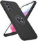 Vaki Handyhülle für Samsung Galaxy A53 5G Hülle mit Schutzfolie, Schutzhülle Galaxy A53 5G Case mit 360° Magnetischer Ring Ständer Kratzfest Fallfestigkeit Stoßfest für Samsung A53 Cover (Schwarz)