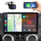 Autoradio Stereo für Jeep Wrangler JK Compass Grand Cherokee Dodge Ram mit CarPlay Android Auto