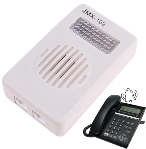 Kioriur Téléphone Portable, Amplificateurs De Téléphone pour Malentendants,amplificateur De Téléphone 70 DB, Lumière De Sonnerie De Téléphone - Indicateur Lumineux D'appel