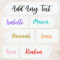 Vinyl Name Stickers | Personalised Any Name | 33 Colours | Perfect for Weddings Glasses Water Bottles Kitchen Containers | Vinyl Decal | Organising Labels | Custom Stickers Sizes in Length