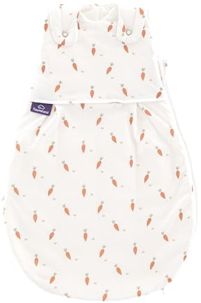 TRÄUMELAND – LIEBMICH Babyschlafsack Carota | atmungsaktiver Babyschlafsack | 2.5 TOG | mitwachsender Ganzjahresschlafsack für Sommer und Winter |Öko-Tex 100 zertifiziert | ab 0 Monate