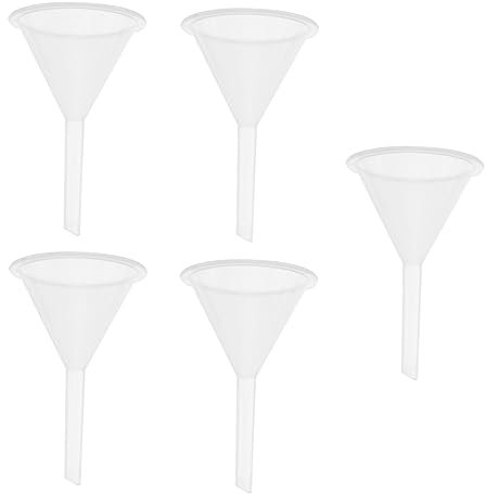 Plastic Funnel 5 Pcs 60ml Plastic Multipurpose Funnel