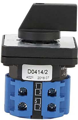 PRETYZOOM Interruttore Potenza Rotante a 3 Posizioni 220V 20A Selettore Compatto per Controllo e Sicuro e Affidabile per