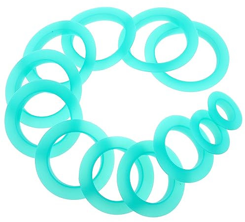 VICASKY 12Pcs Silicone Tumbler Protector for Epoxy Paint Tumbler Shield for Spray Paint Safe and Easy to Use Making Supplies and Resin Projects